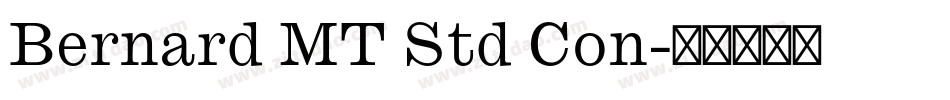 Bernard MT Std Con字体转换